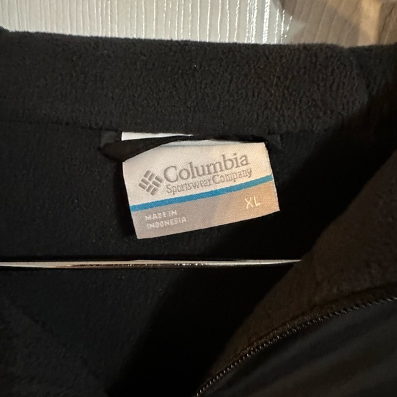 Columbia Fleece lined windbreaker women’s XL in black - Picture 2 of 3